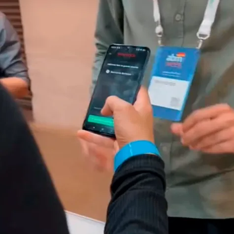 Credenciamento mobile por celular