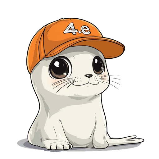 Mascote da 4.events — Foca no cliente com qualidade